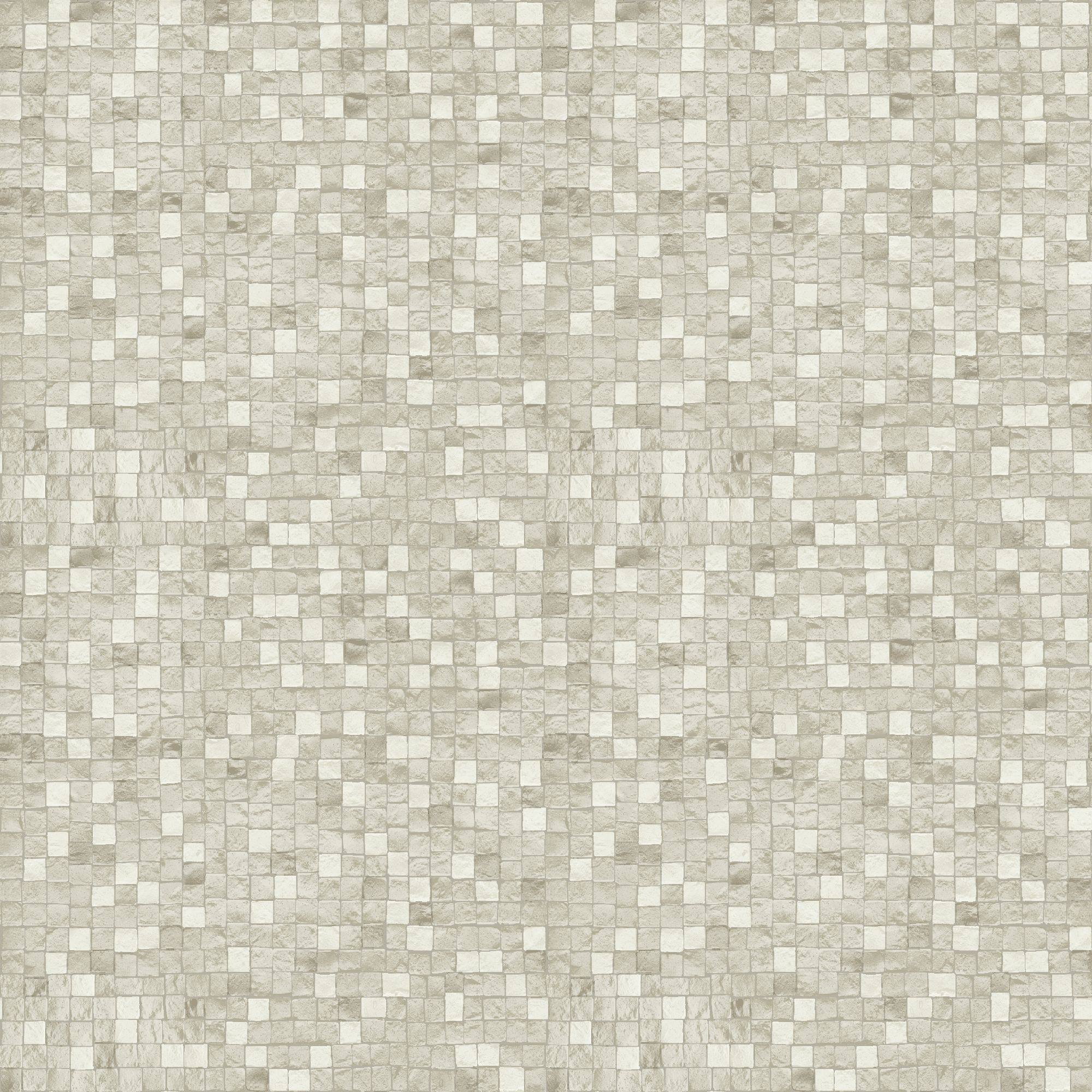 GoodHome Dunni Beige Tile effect Mosaic Textured Wallpaper Sample