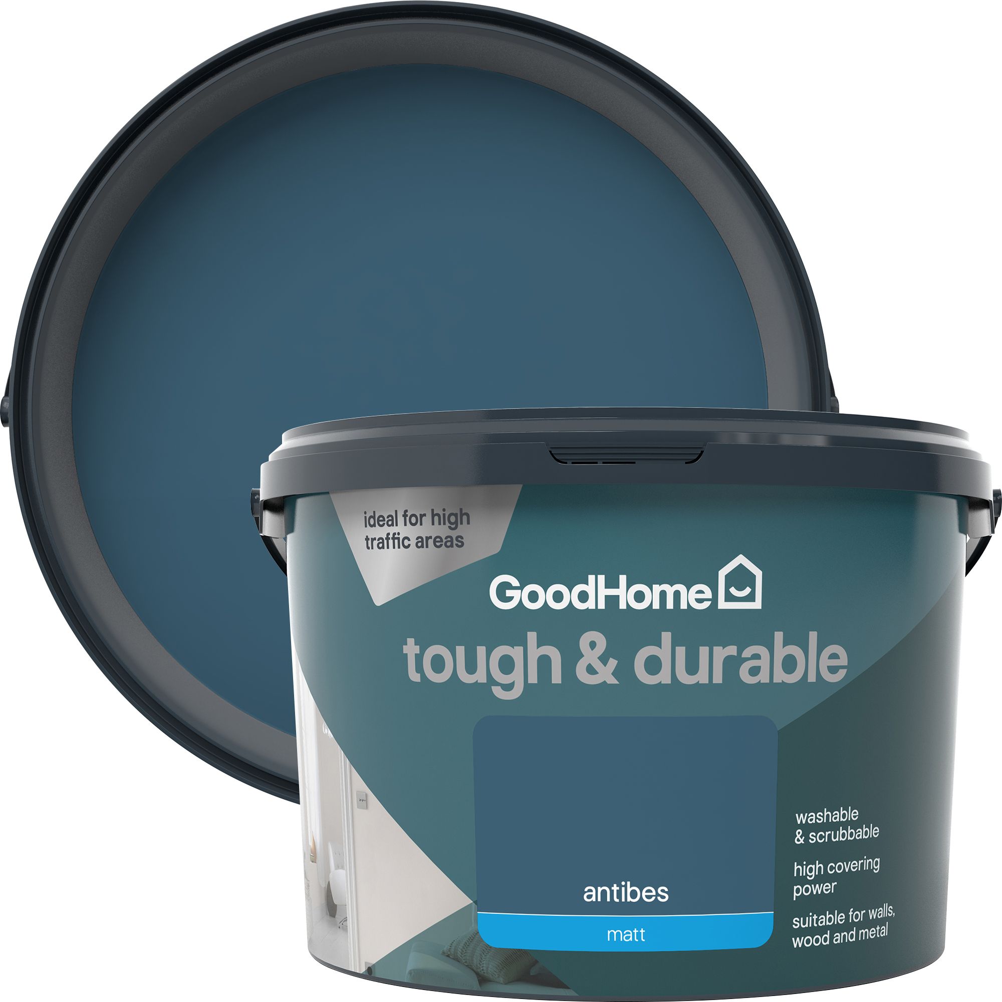 GoodHome Durable Antibes Matt Emulsion Paint, 2.5L | DIY At B&Q