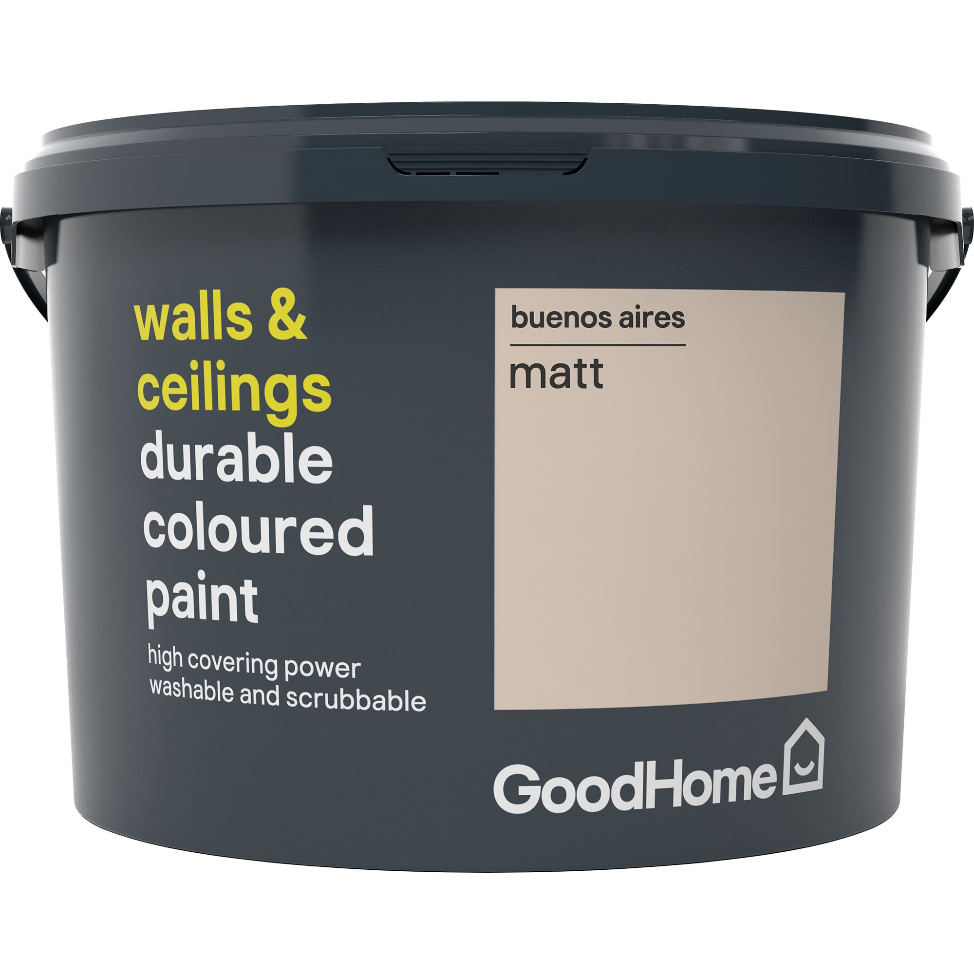 GoodHome Durable Buenos aires Matt Emulsion paint, 2.5L