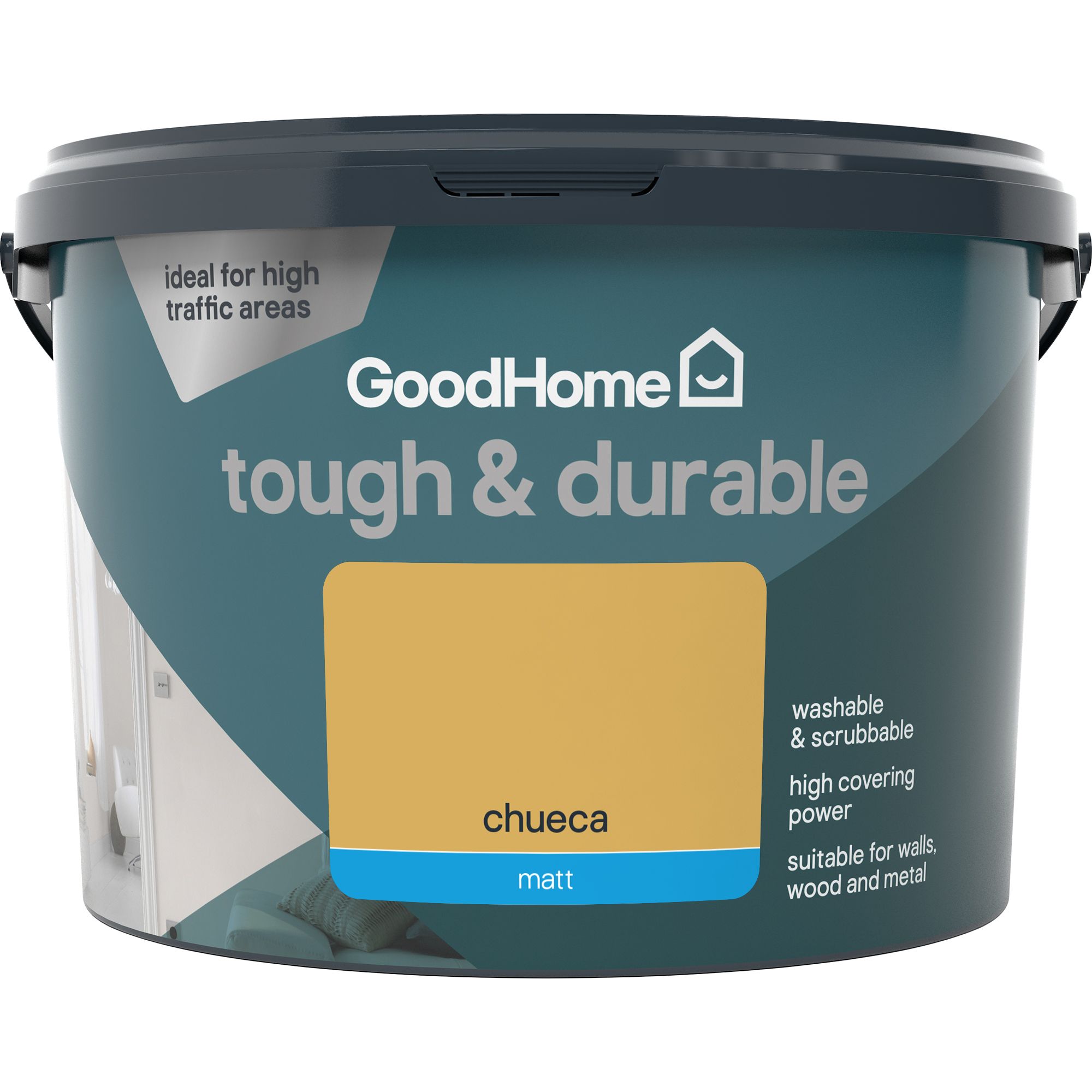 GoodHome Durable Chueca Matt Emulsion paint, 2.5L