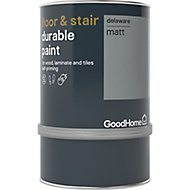 GoodHome Durable Delaware Matt Floor & stair paint, 750ml