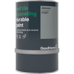 GoodHome Durable Delaware Matt Wall tile & panelling paint, 750ml