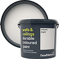 GoodHome Durable Fairbanks Matt Emulsion paint, 5L