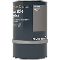GoodHome Durable Fairfield Matt Floor & stair paint, 750ml