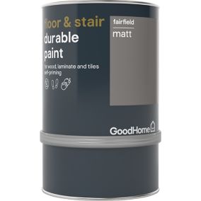 GoodHome Durable Fairfield Matt Floor & stair paint, 750ml