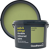 GoodHome Durable Greenhills Matt Emulsion paint, 2.5L