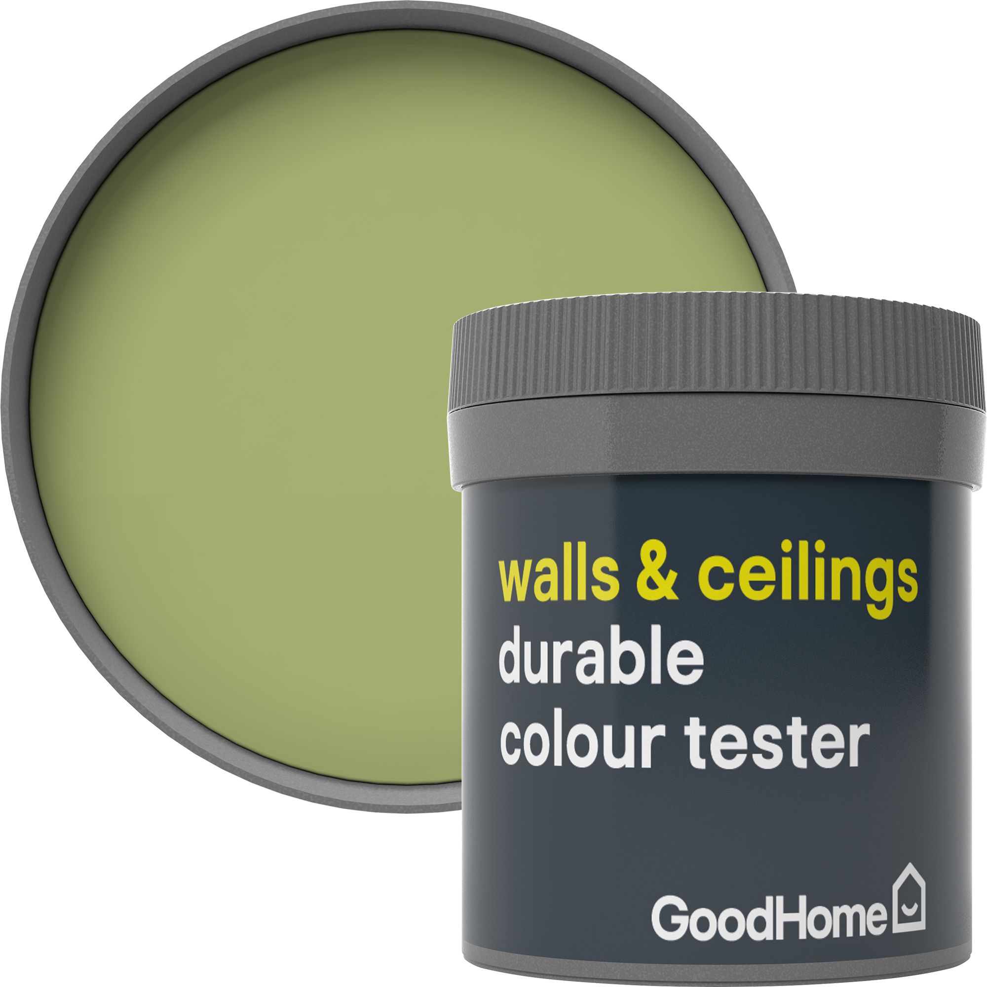 GoodHome Durable Greenhills Matt Emulsion paint, 50ml Tester pot DIY