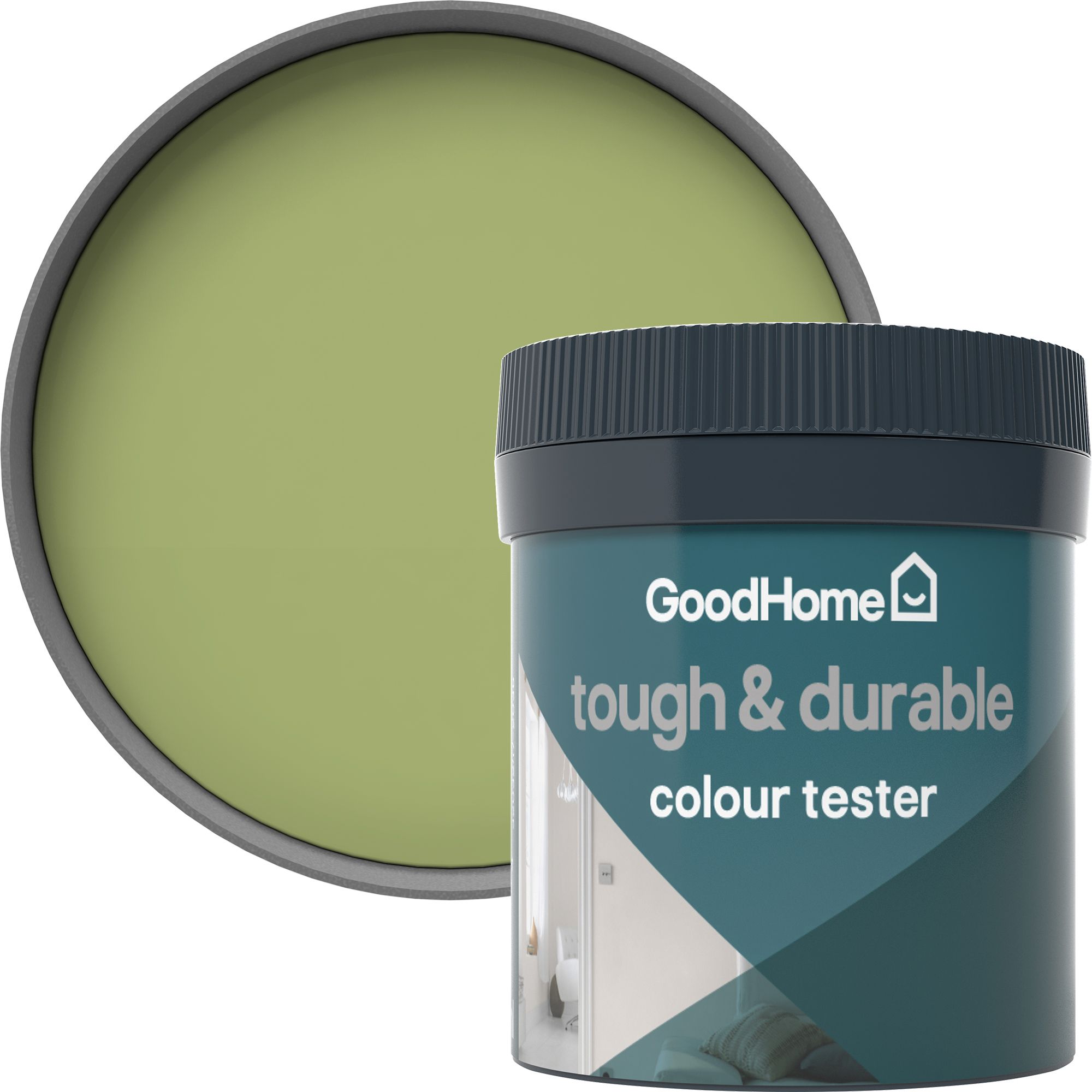 GoodHome Durable Greenhills Matt Emulsion paint, 50ml DIY at B&Q
