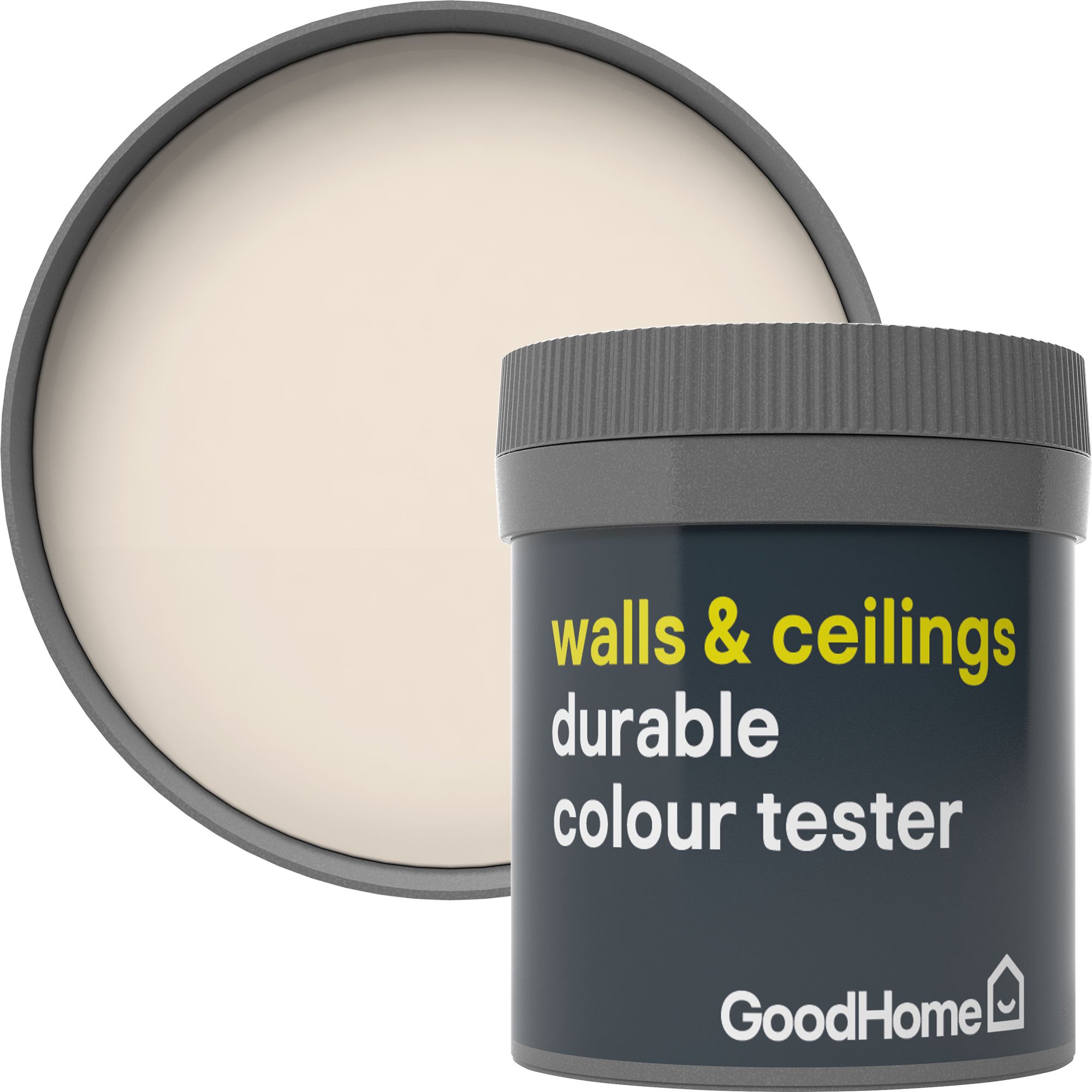 GoodHome Durable Juneau Matt Emulsion paint 50ml Tester pot DIY at B&Q