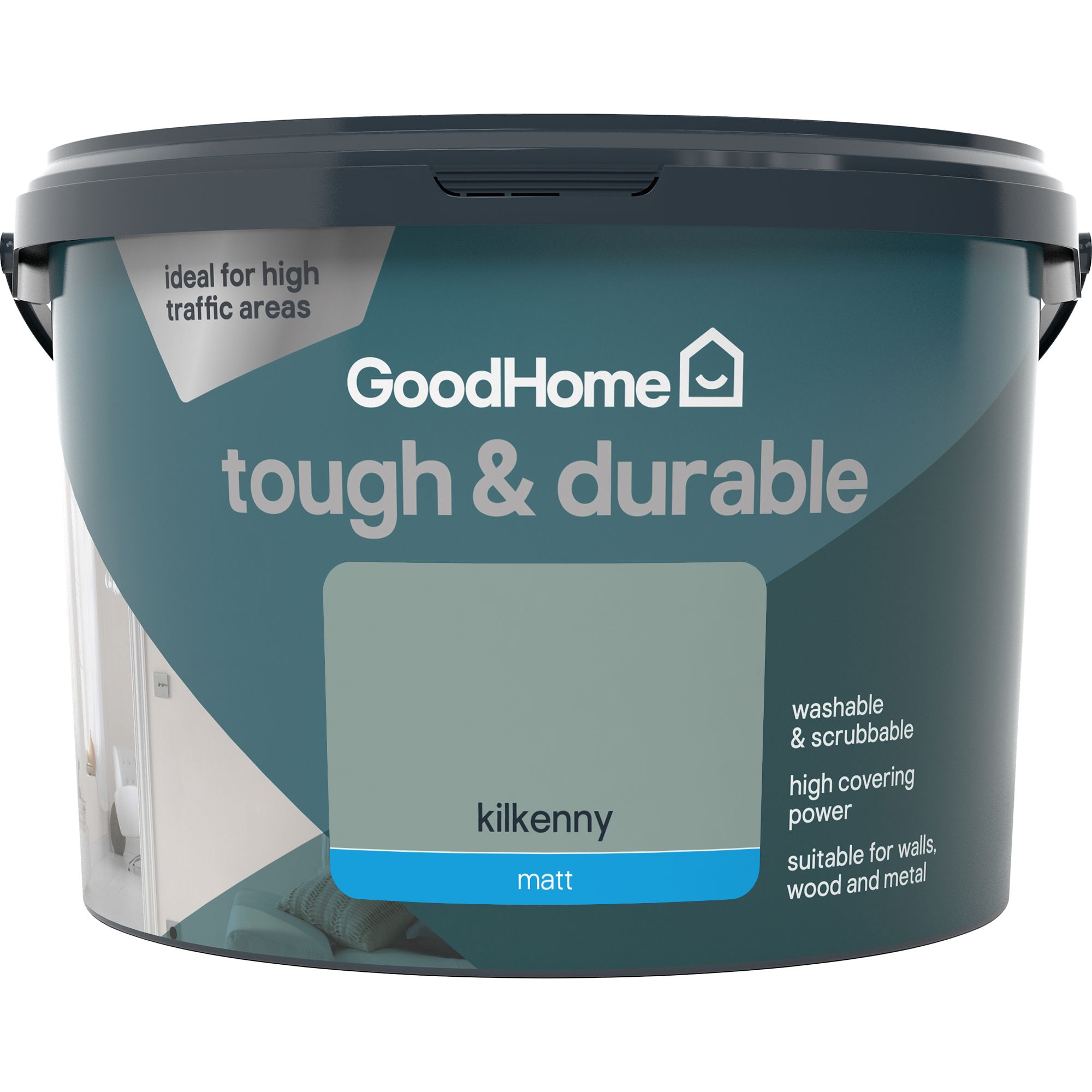 GoodHome Durable Kilkenny Matt Emulsion paint, 2.5L