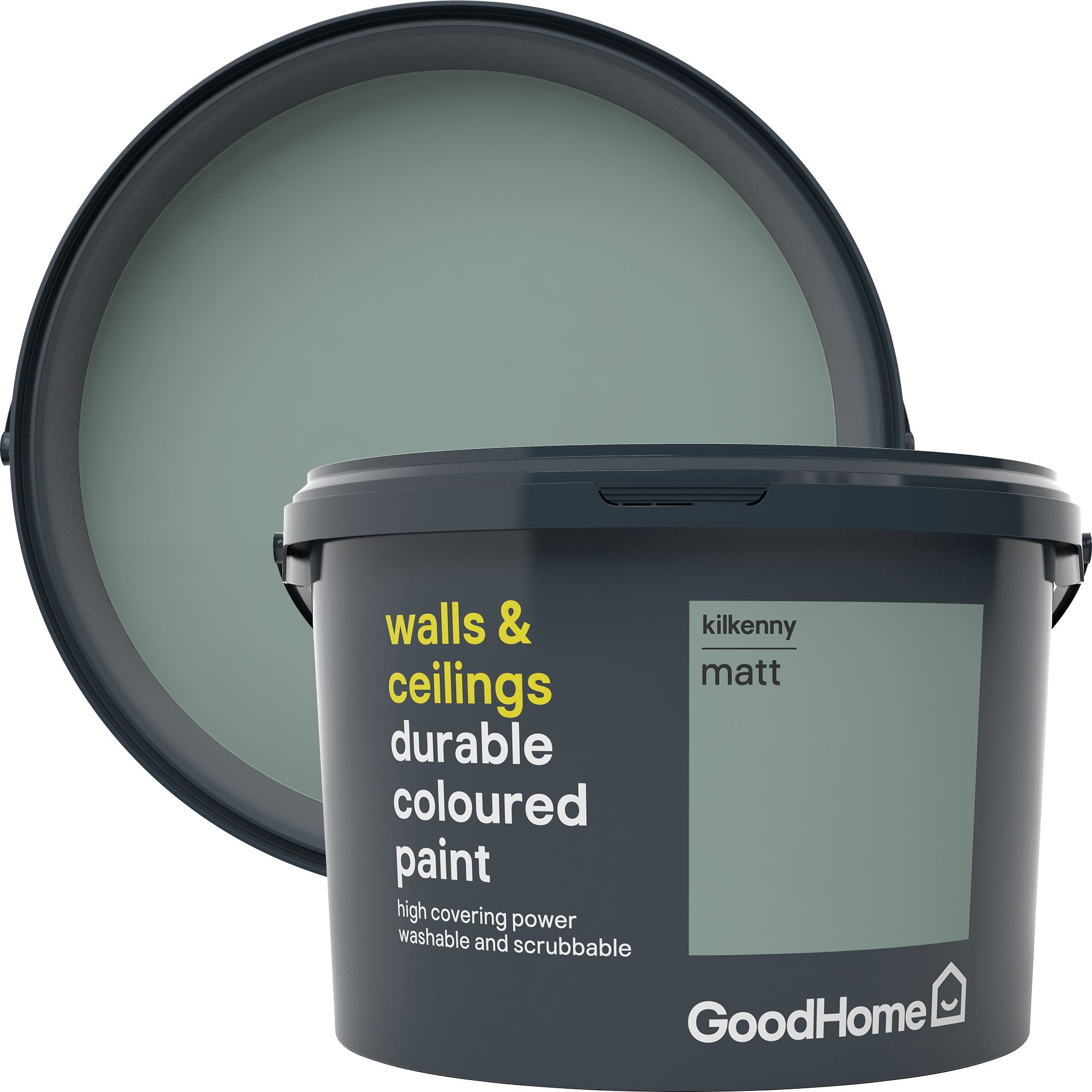 GoodHome Durable Kilkenny Matt Emulsion paint, 2.5L DIY at B&Q