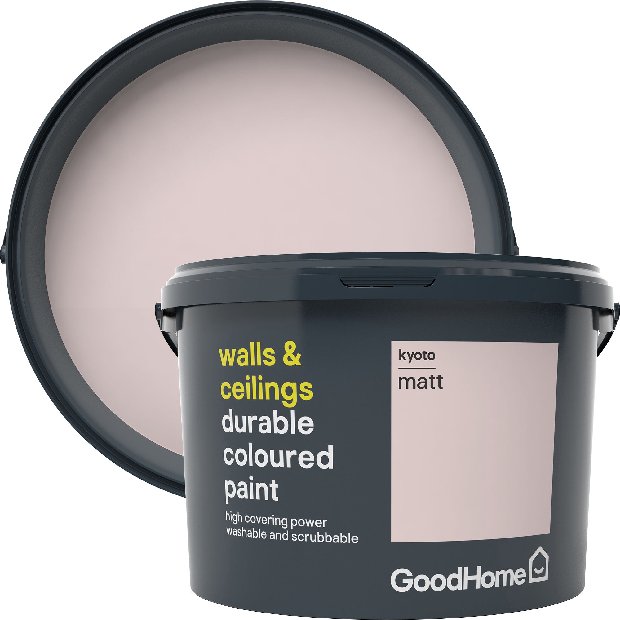 GoodHome Durable Kyoto Matt Emulsion paint, 2.5L DIY at B&Q