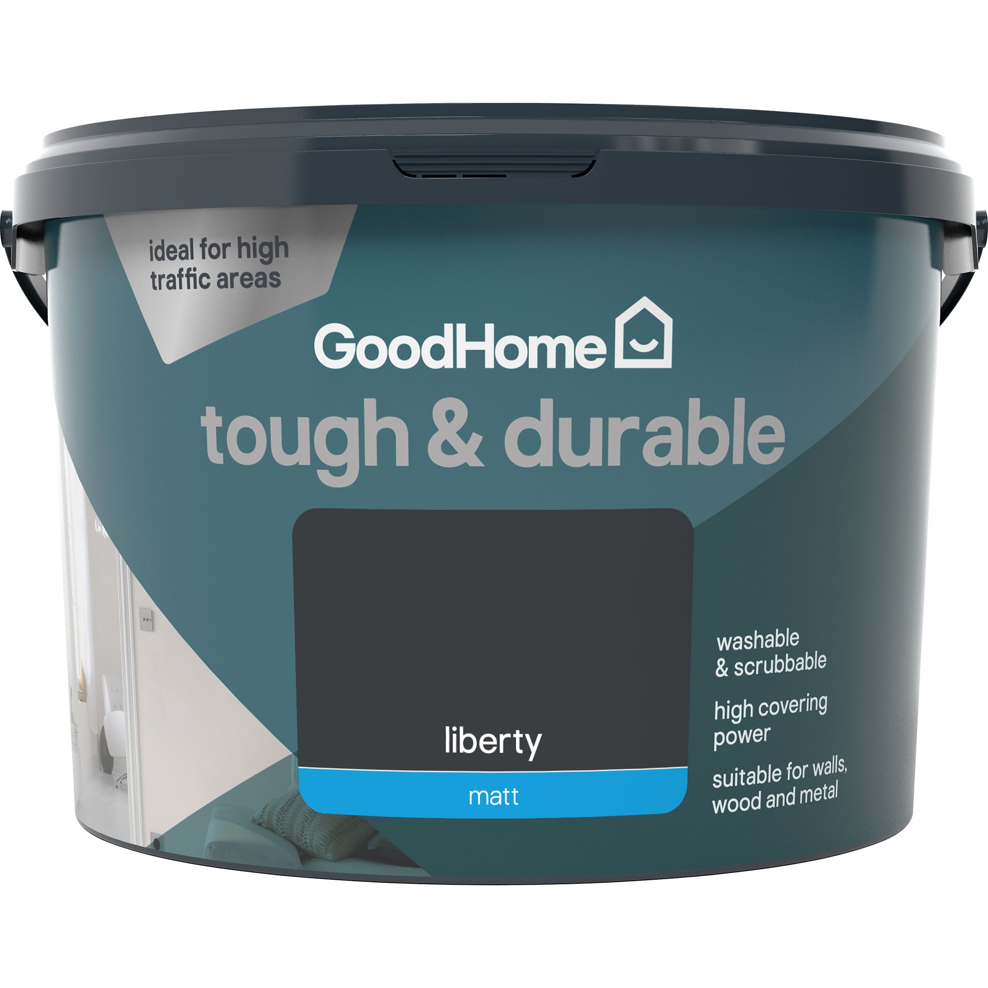 GoodHome Durable Liberty Matt Emulsion paint, 2.5L
