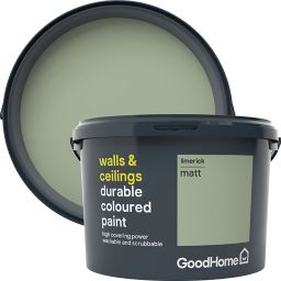 GoodHome Durable Limerick Matt Emulsion paint, 2.5L