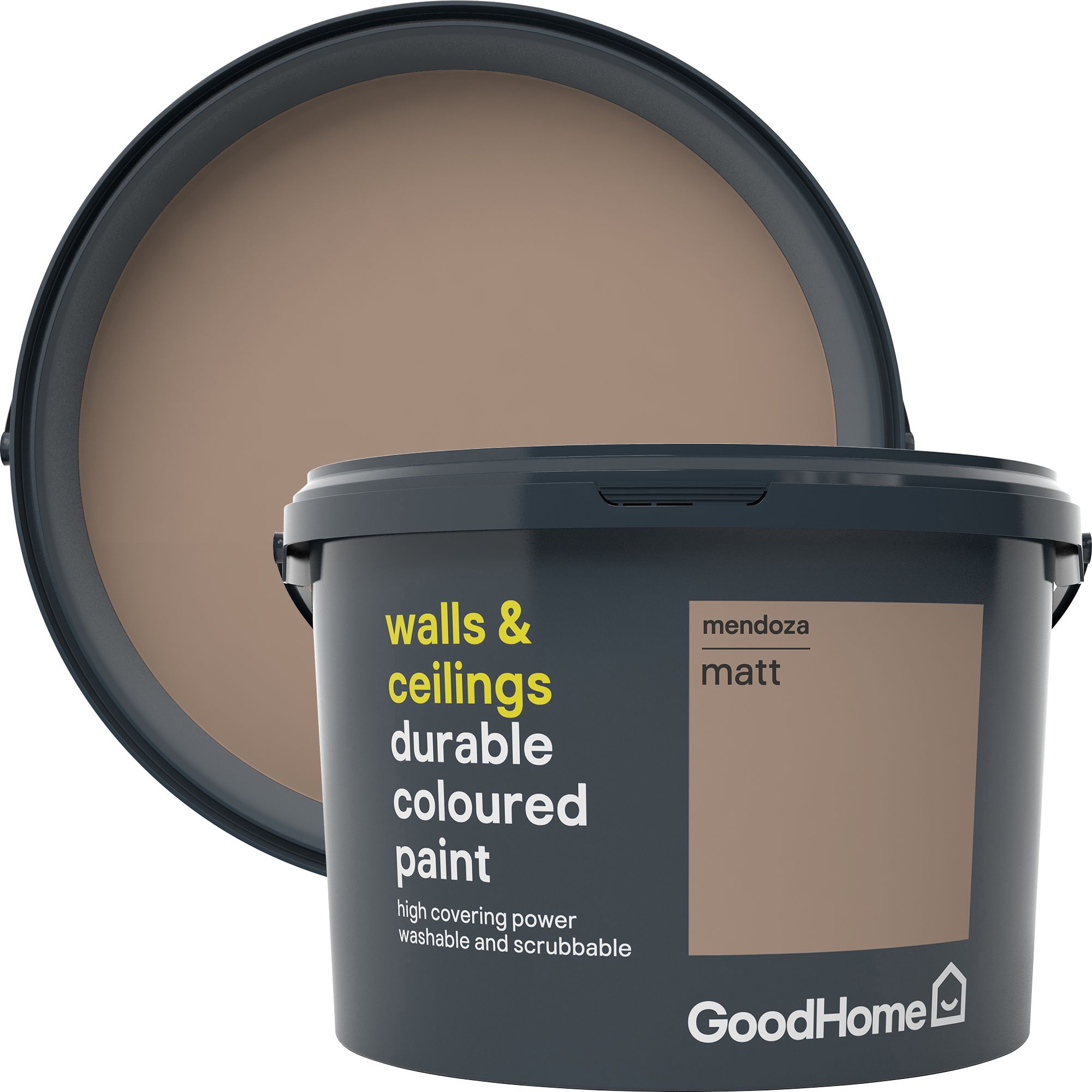 GoodHome Durable Mendoza Matt Emulsion paint, 2.5L