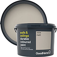 GoodHome Durable Merida Matt Emulsion paint, 2.5L