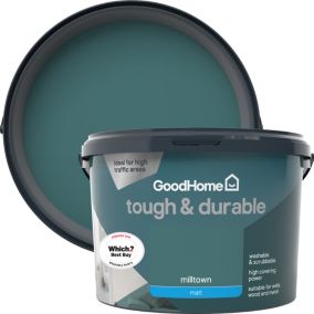 GoodHome Durable Milltown Matt Emulsion paint, 2.5L