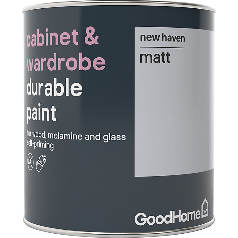 Matt Cabinet Wardrobe Paint 750ml, Durable Kitchen Cupboard Paint