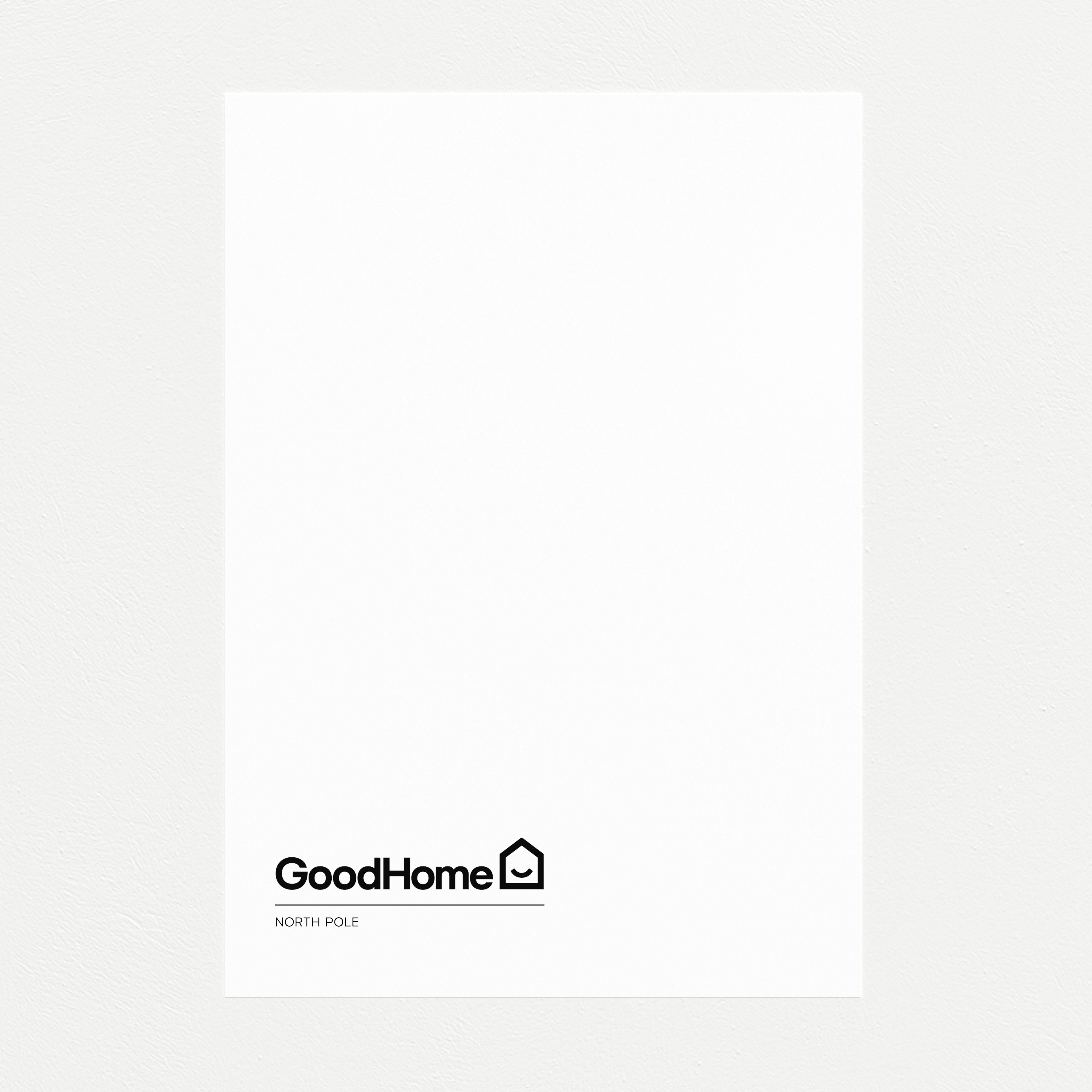 GoodHome Durable North pole (brilliant white) Matt Living area Wall tile & panelling paint, 750ml
