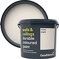 GoodHome Durable Ottawa Matt Emulsion paint, 5L
