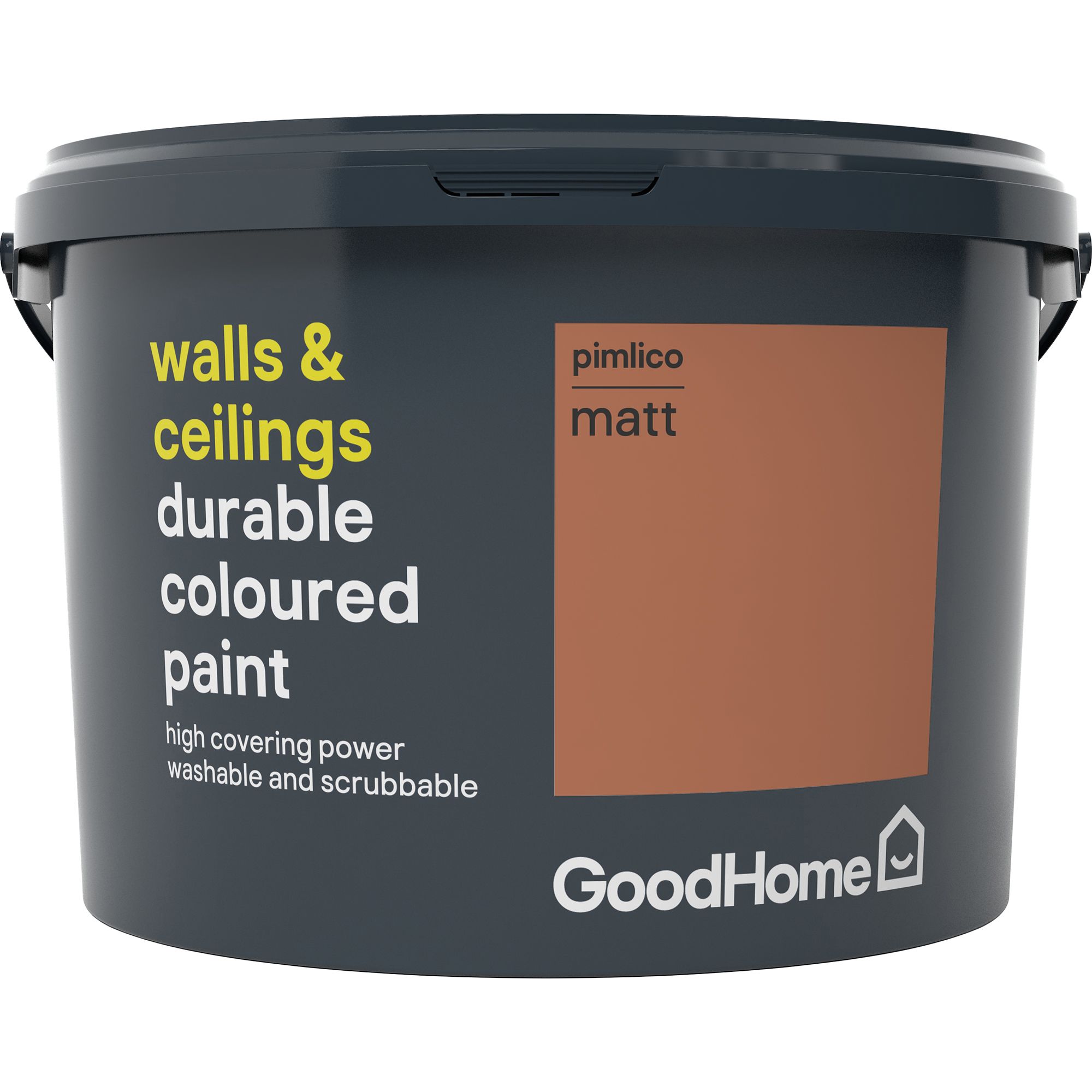 GoodHome Durable Pimlico Matt Emulsion paint, 2.5L