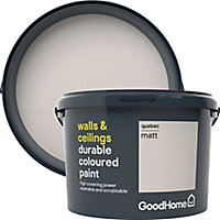 GoodHome Durable Quebec Matt Emulsion paint, 2.5L