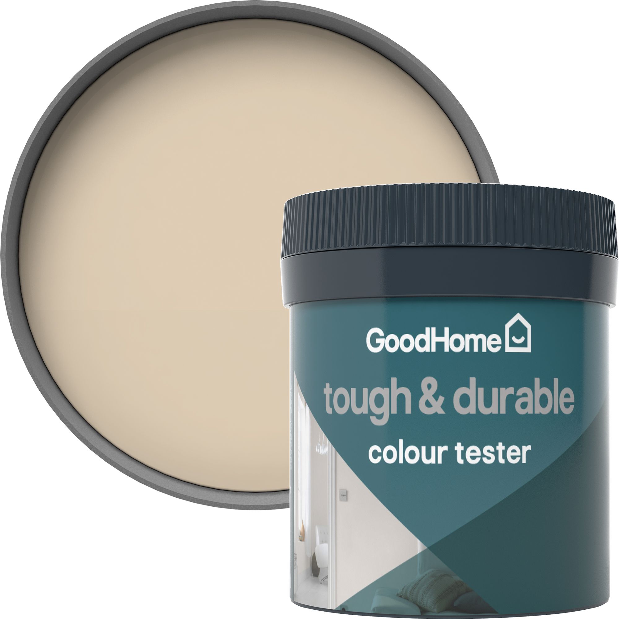 GoodHome Durable San jose Matt Emulsion paint, 50ml Tester pot DIY at B&Q