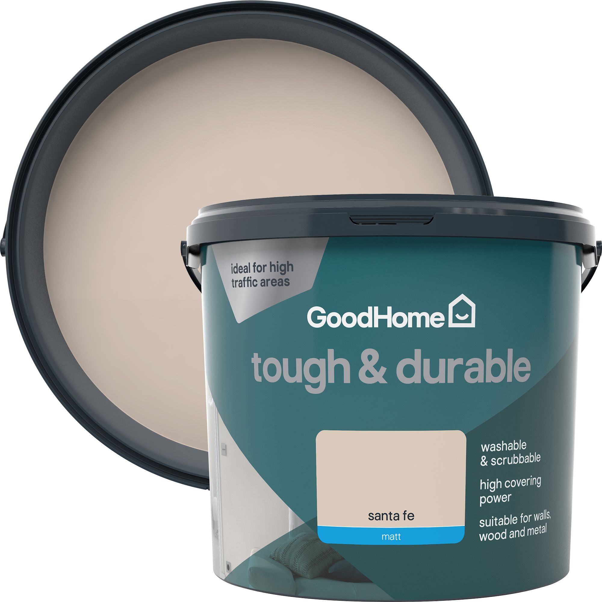 GoodHome Durable Santa Fe Matt Emulsion Paint, 5L | DIY At B&Q