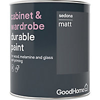 GoodHome Durable Sedona Matt Cabinet & wardrobe paint, 750ml