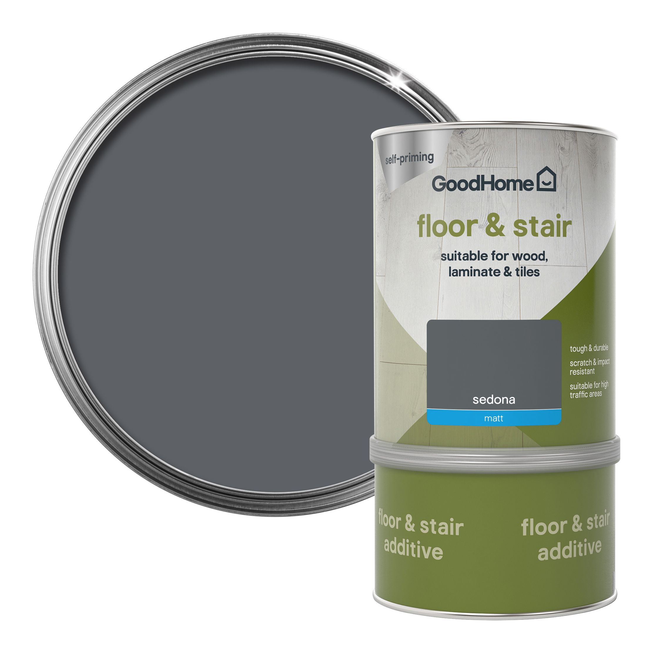 GoodHome Durable Sedona Matt Floor & stair paint, 750ml DIY at B&Q