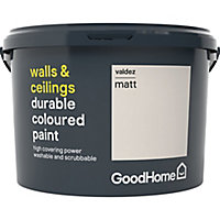 GoodHome Durable Valdez Matt Emulsion paint, 2.5L