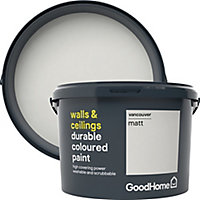 GoodHome Durable Vancouver Matt Emulsion paint, 2.5L