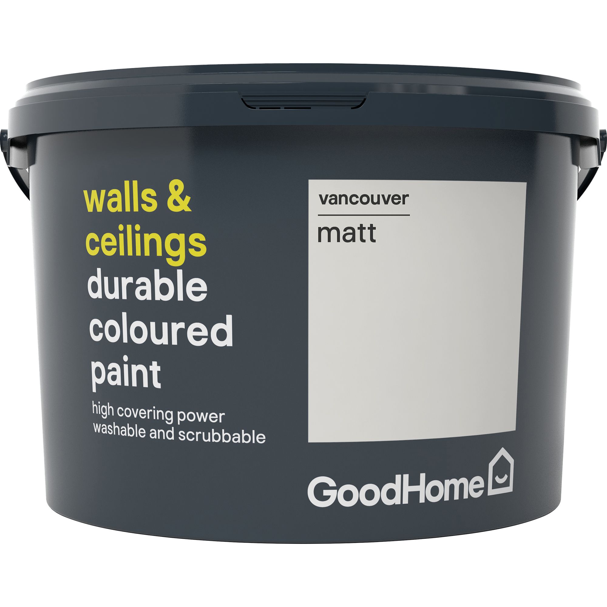 GoodHome Durable Vancouver Matt Emulsion paint, 2.5L