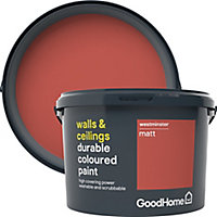GoodHome Durable Westminster Matt Emulsion paint, 2.5L