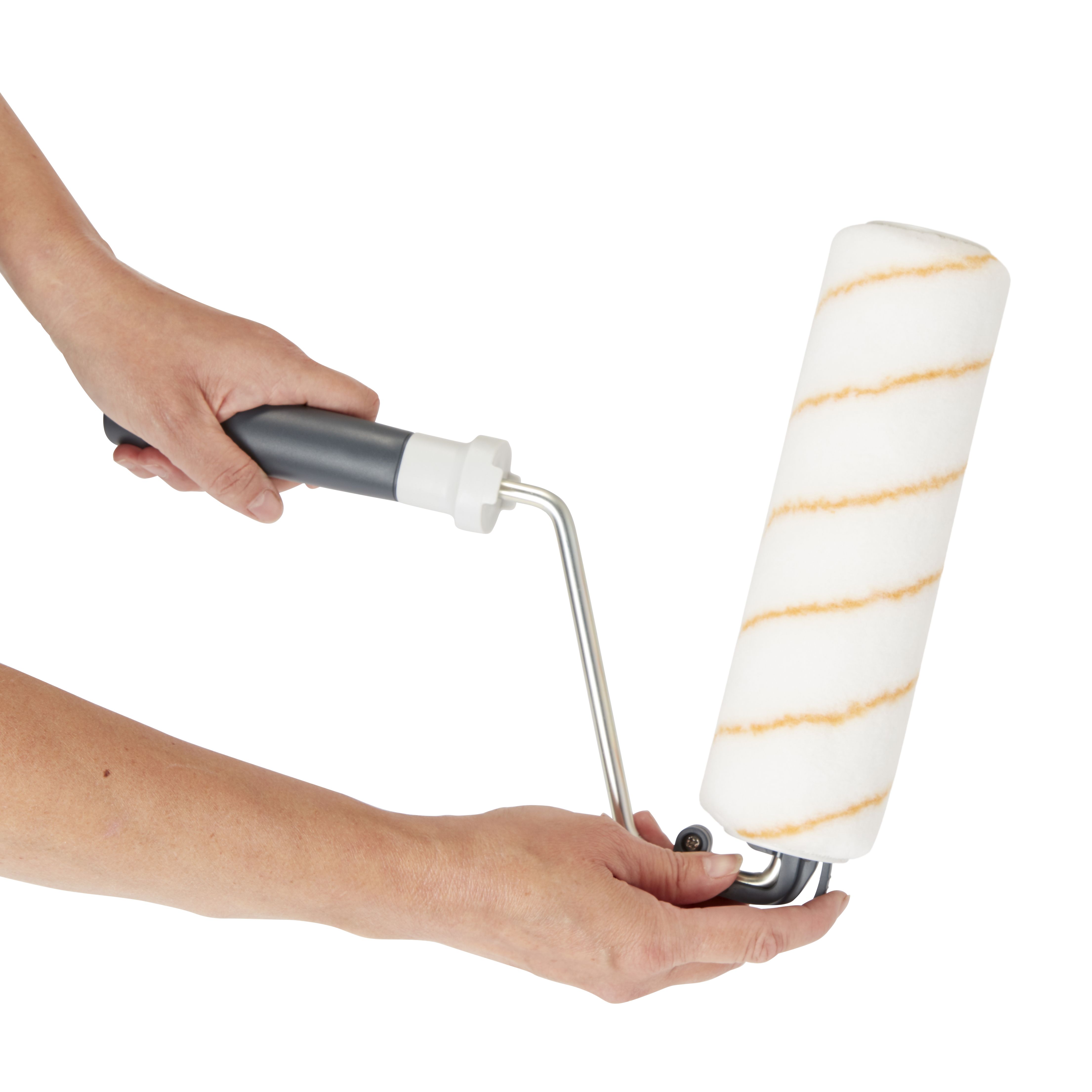 GoodHome Easy release Medium pile Fixed Roller frame & sleeve for Solvent & water-based paints, (L)230mm, 2 piece