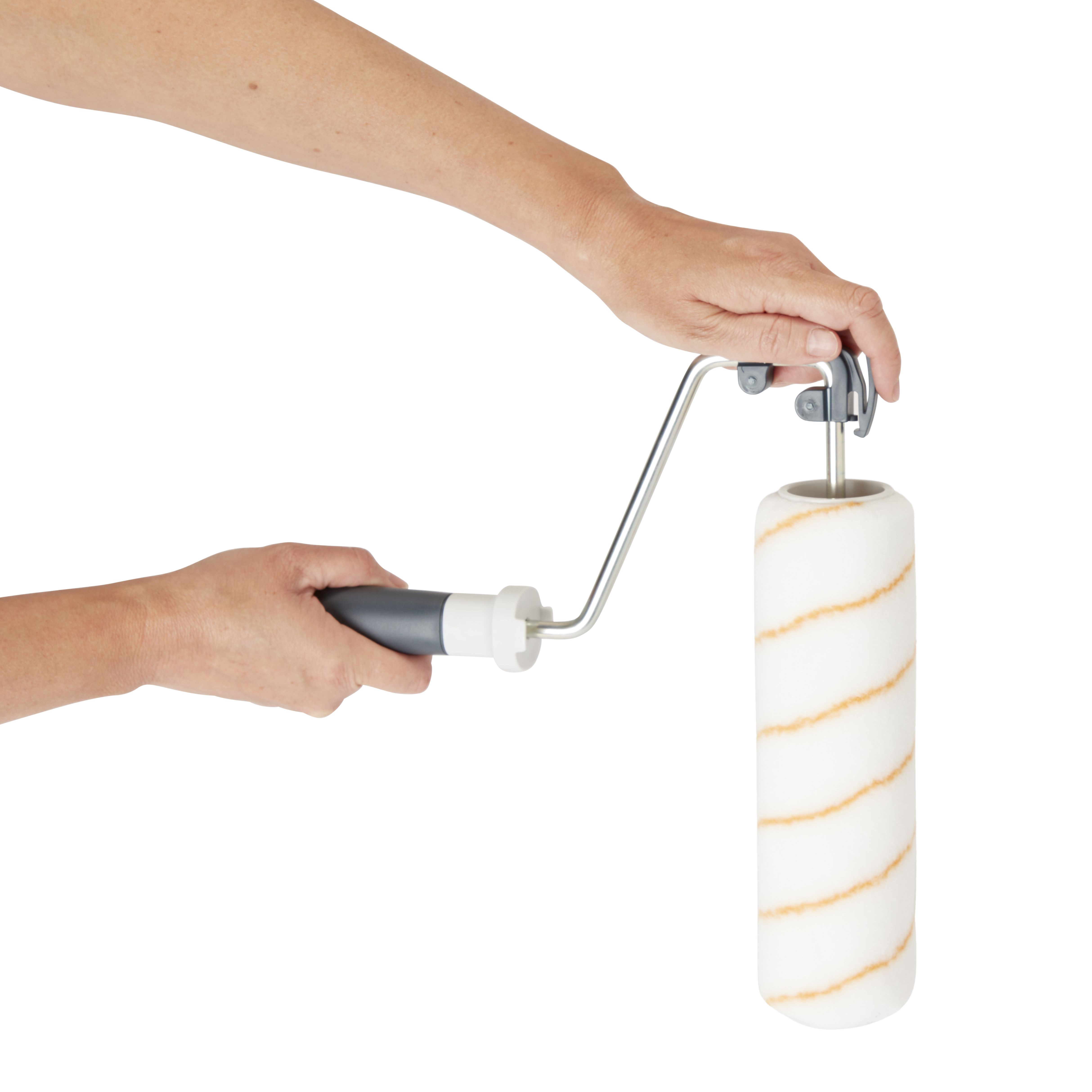 GoodHome Easy release Medium pile Fixed Roller frame & sleeve for Solvent & water-based paints, (L)230mm, 2 piece