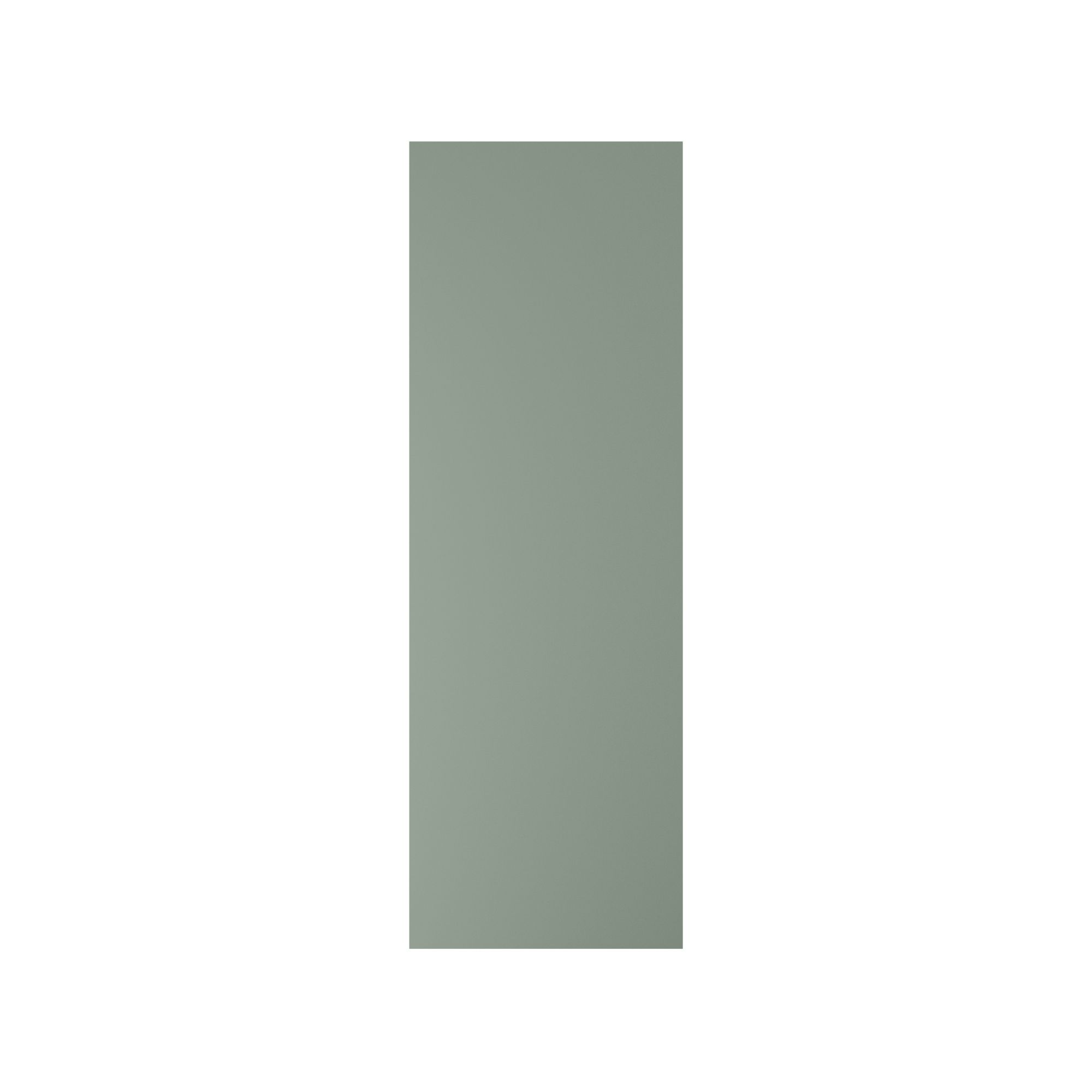 GoodHome Elcot Matt reed green 70:30 Larder Cabinet door (W)500mm (H)1287mm (T)16mm