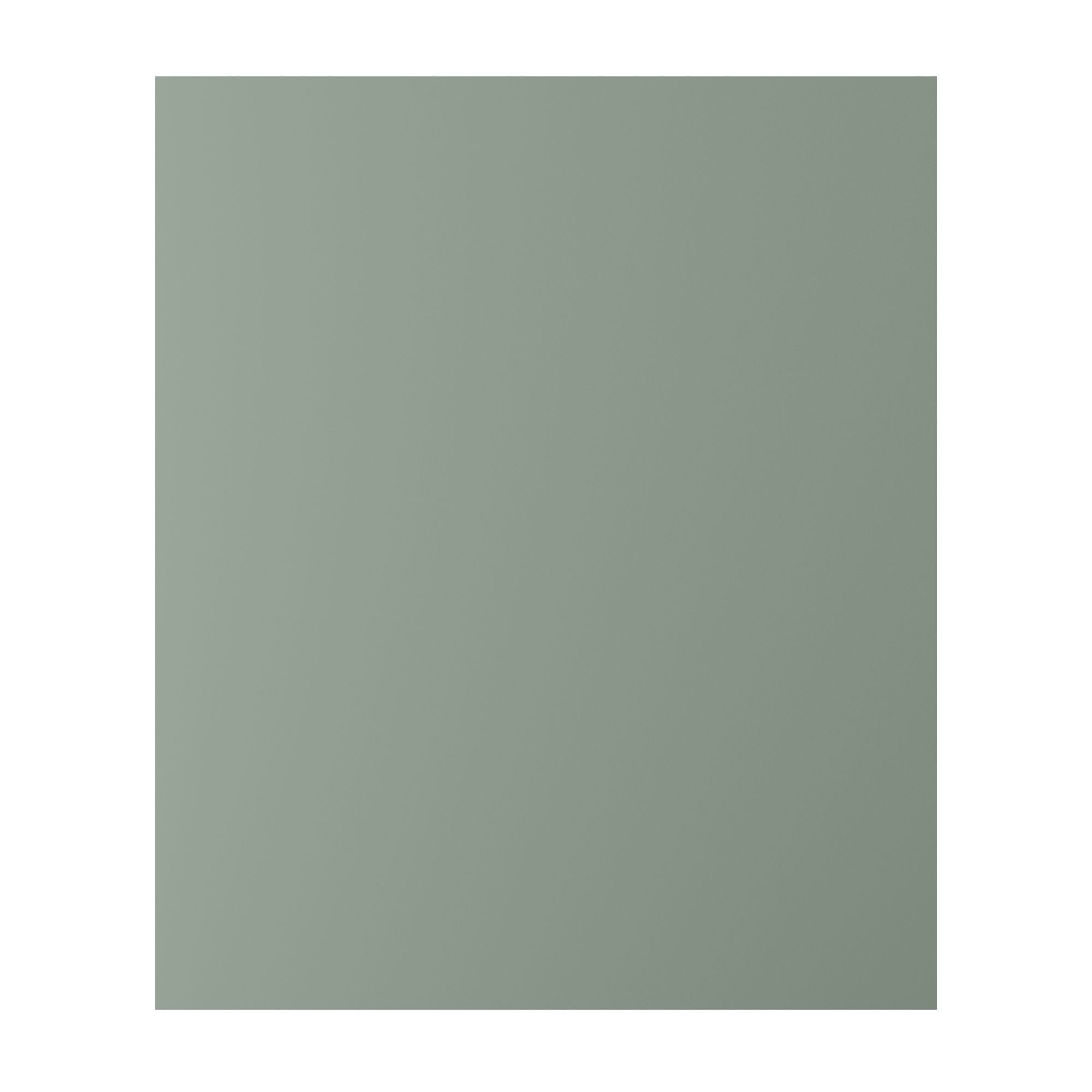 GoodHome Elcot Matt reed green Highline Cabinet door (W)600mm (H)715mm (T)16mm