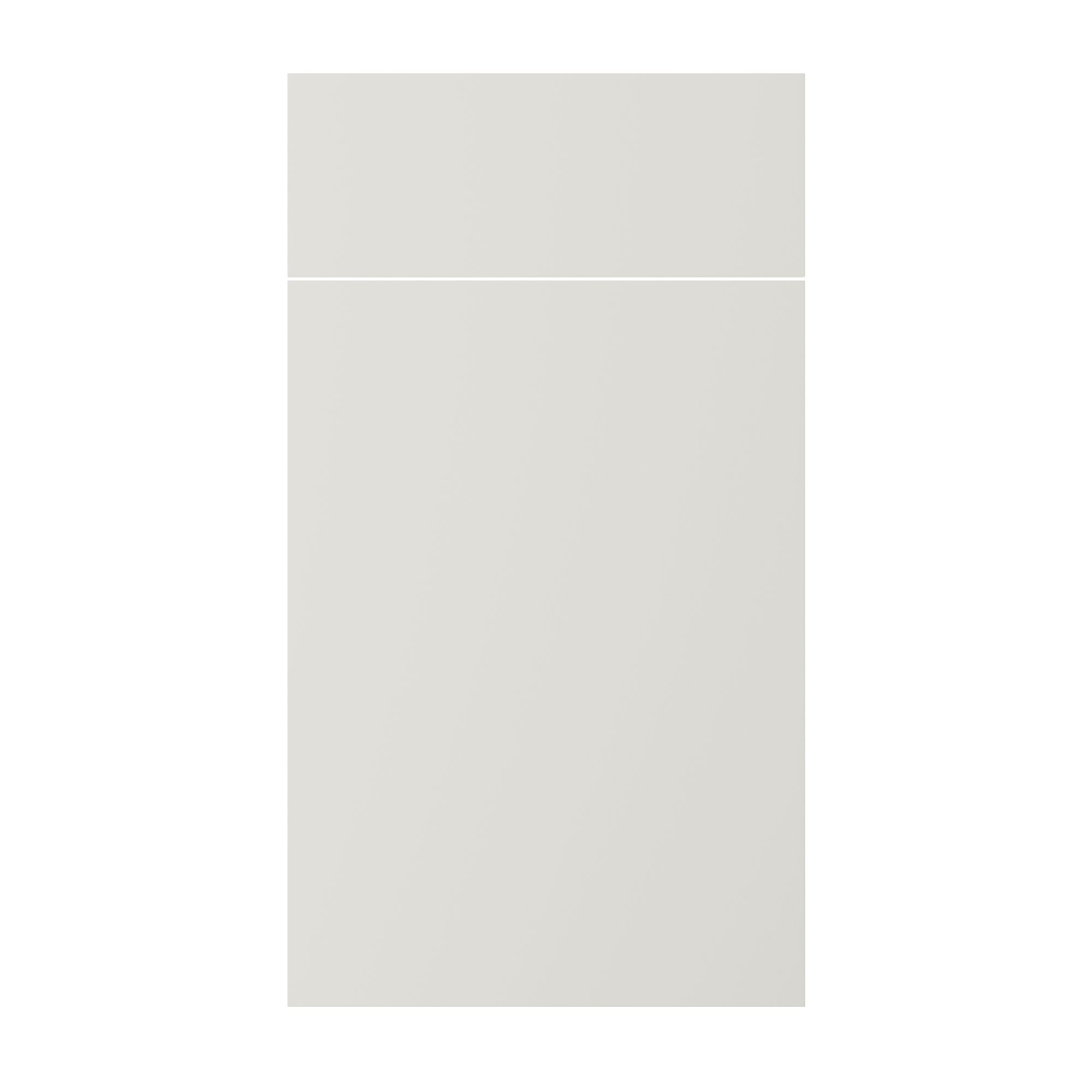 GoodHome Elcot Matt white Door & drawer (W)400mm (H)715mm (T)16mm
