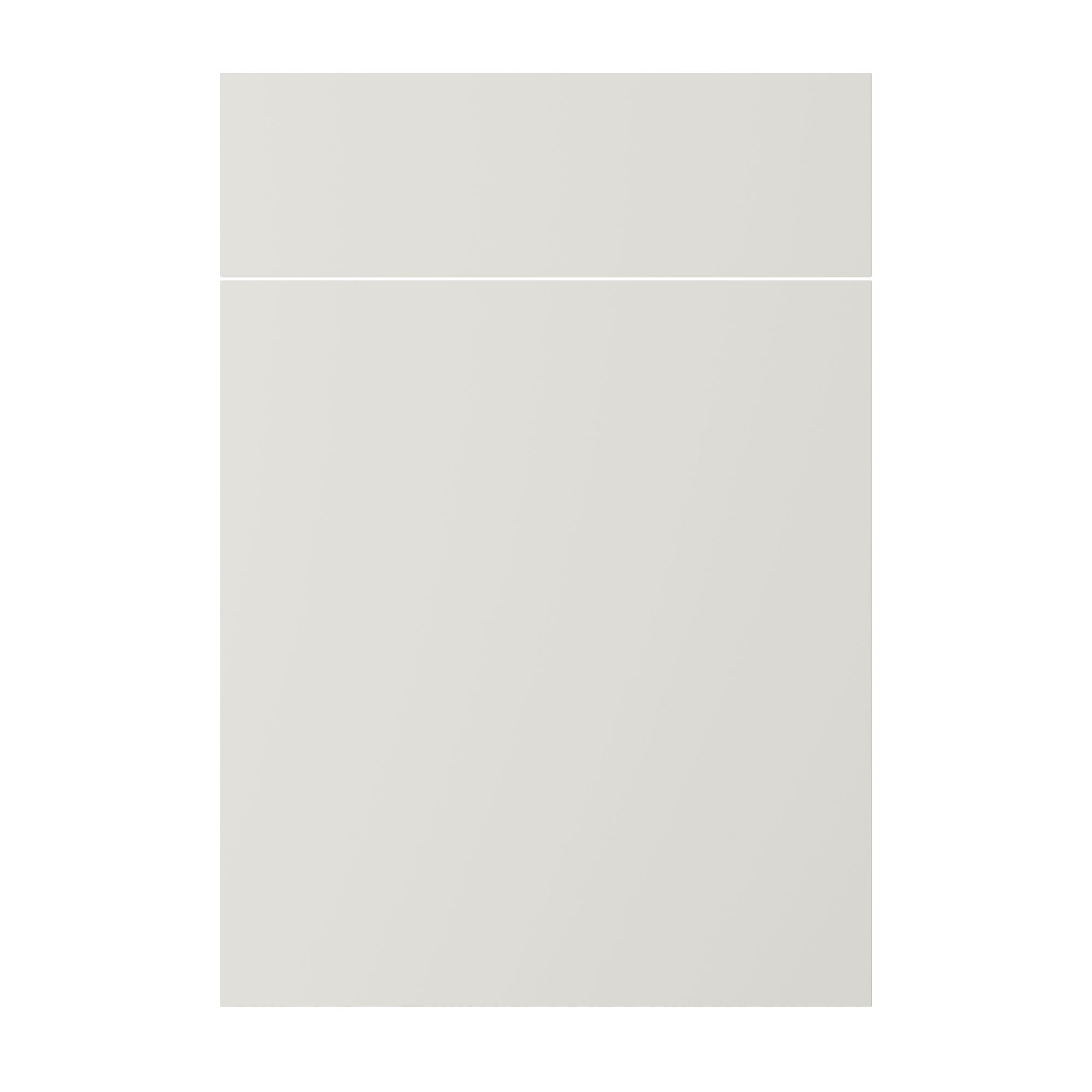 GoodHome Elcot Matt white Door & drawer (W)500mm (H)715mm (T)16mm