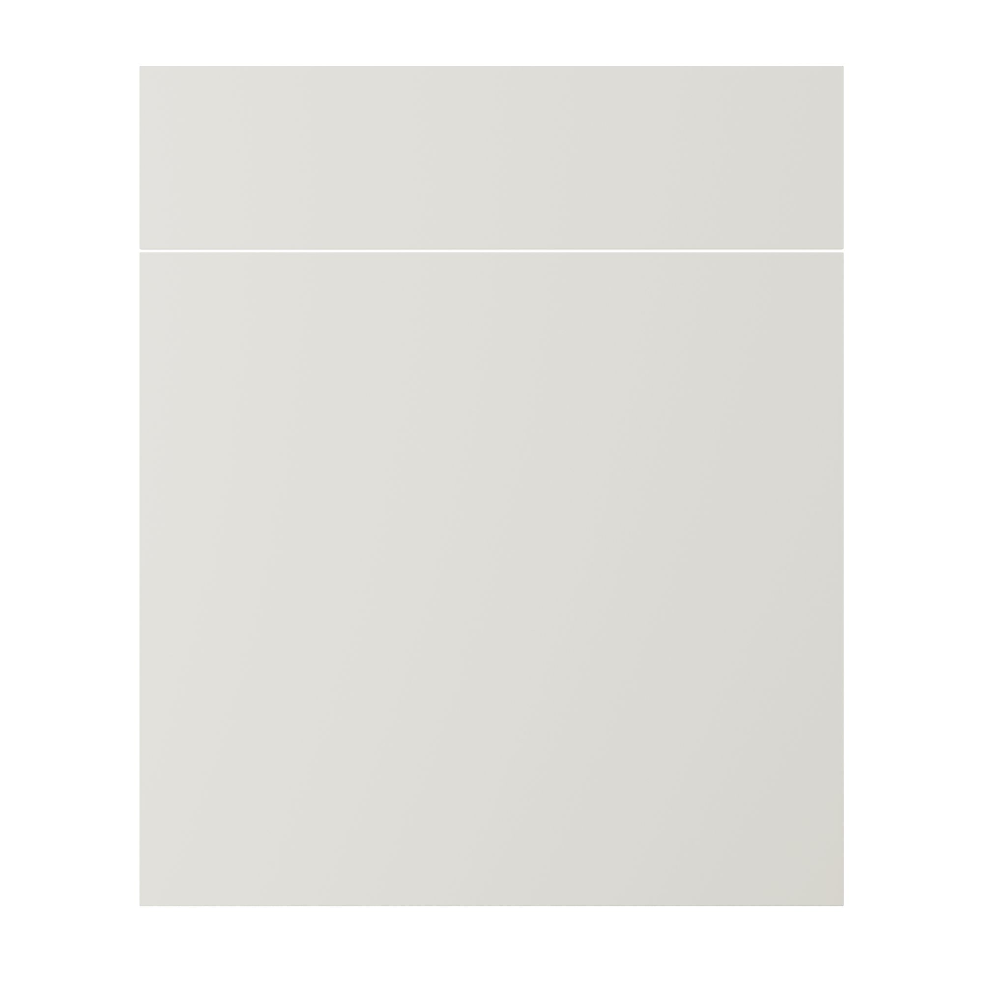 GoodHome Elcot Matt white Door & drawer (W)600mm (H)715mm (T)16mm