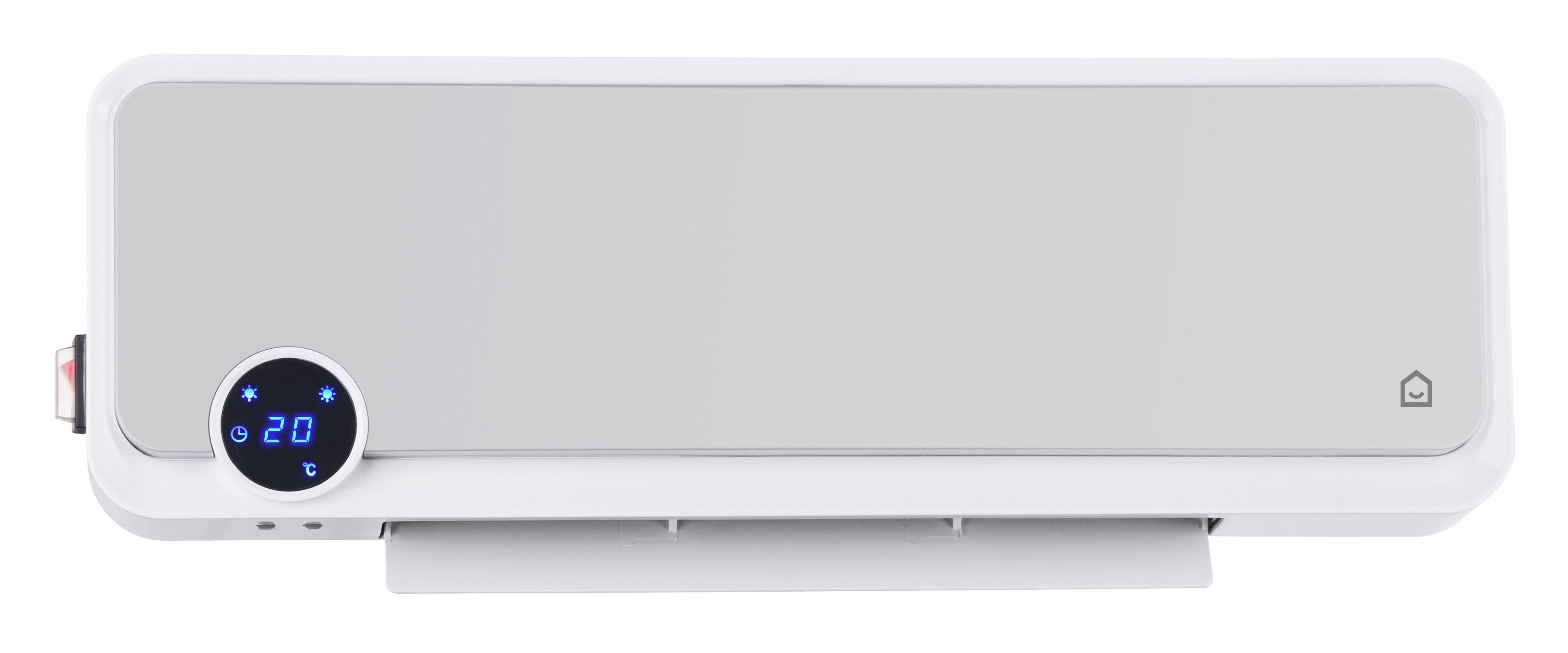 GoodHome Electric 2000W White & silver PTC Heater