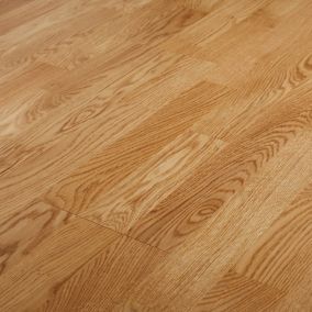 GoodHome Elkins Natural Oak Engineered Real wood top layer flooring, 1.58m²