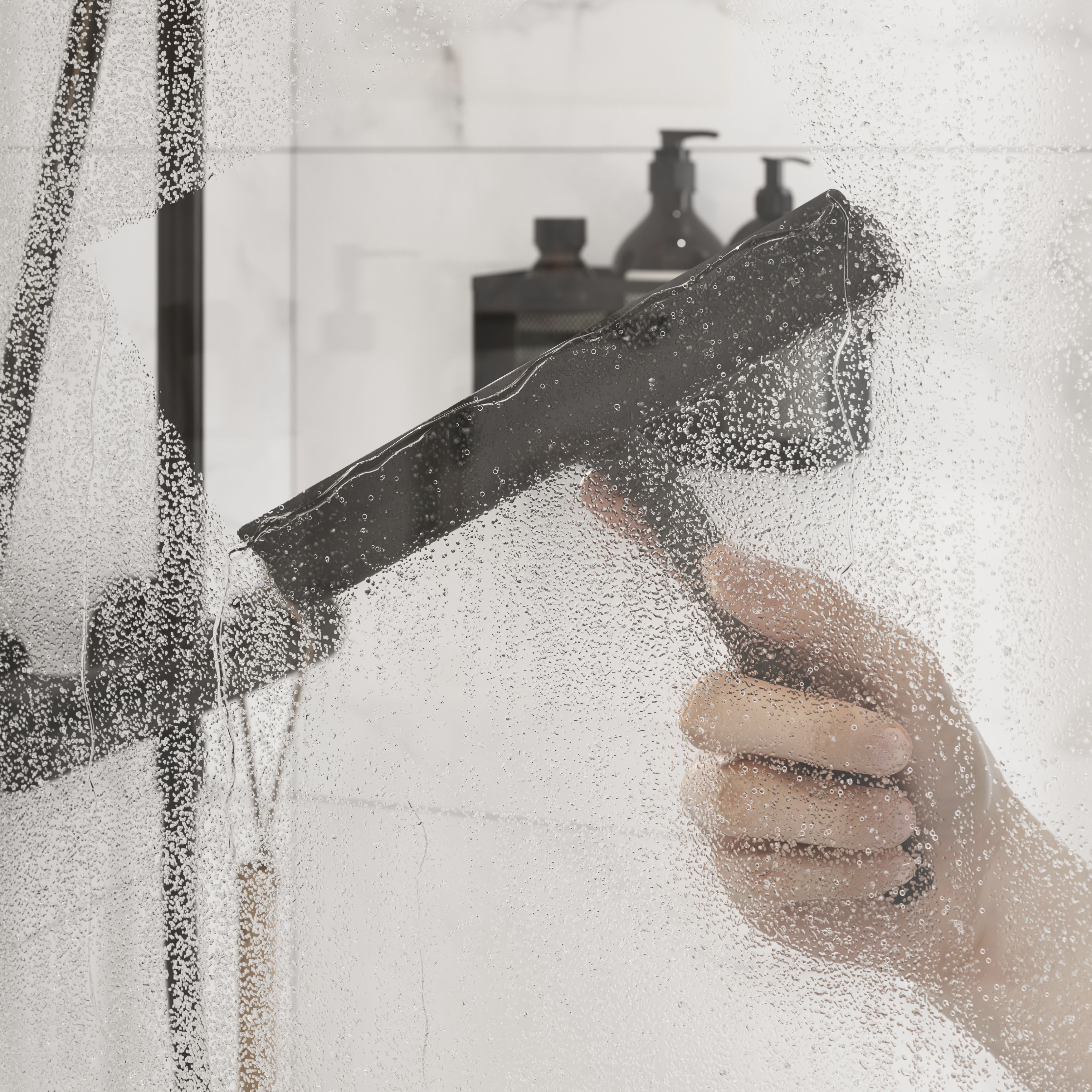 GoodHome Elland 210mm Silicone Bathroom Shower Squeegee