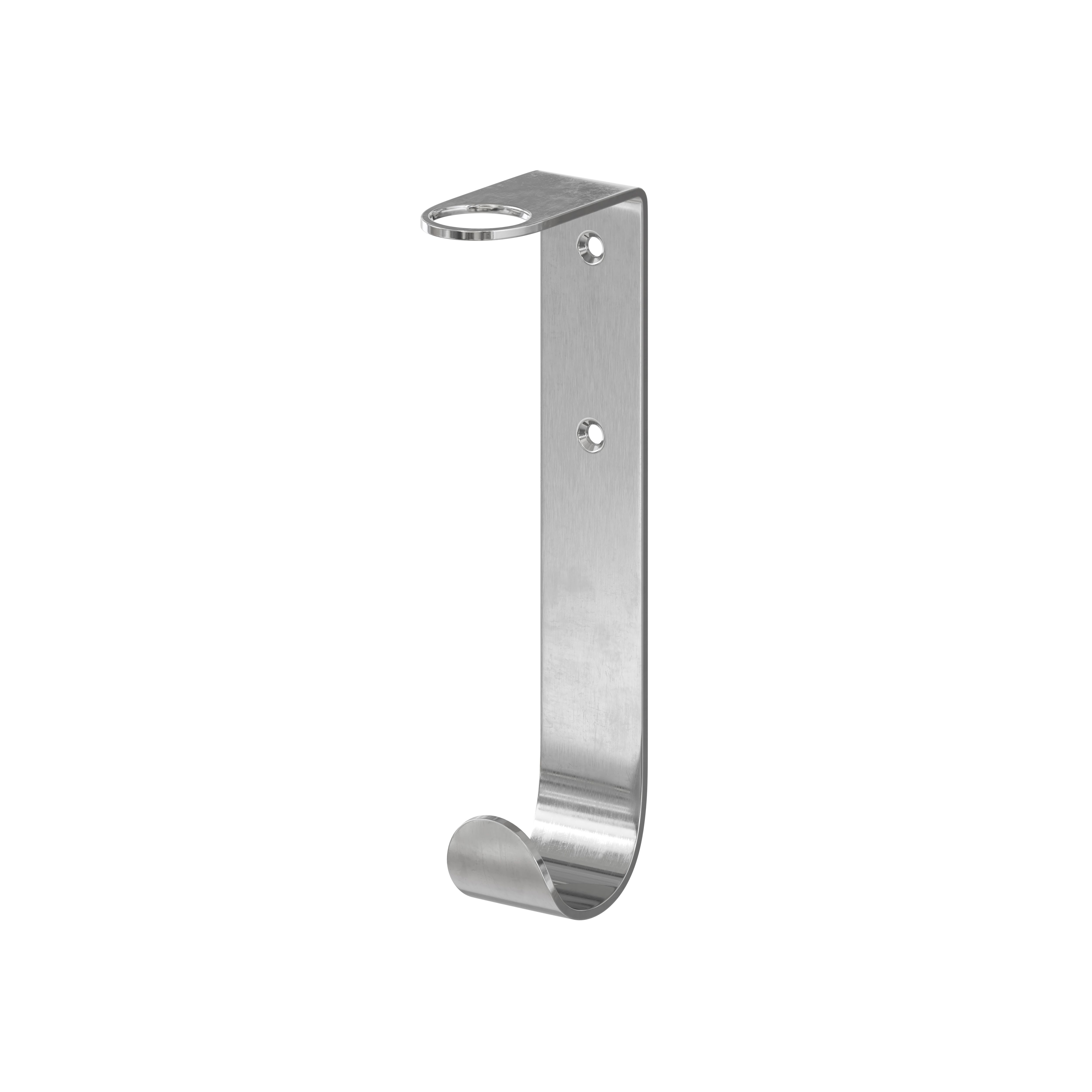 GoodHome Elland Brushed Silver effect Soap dispenser holder