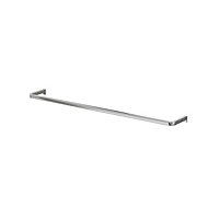 GoodHome Elland Brushed Silver effect Stainless steel Wall-mounted Towel rail (W)60cm
