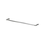 GoodHome Elland Brushed Silver effect Wall-mounted Towel rail (W)600mm