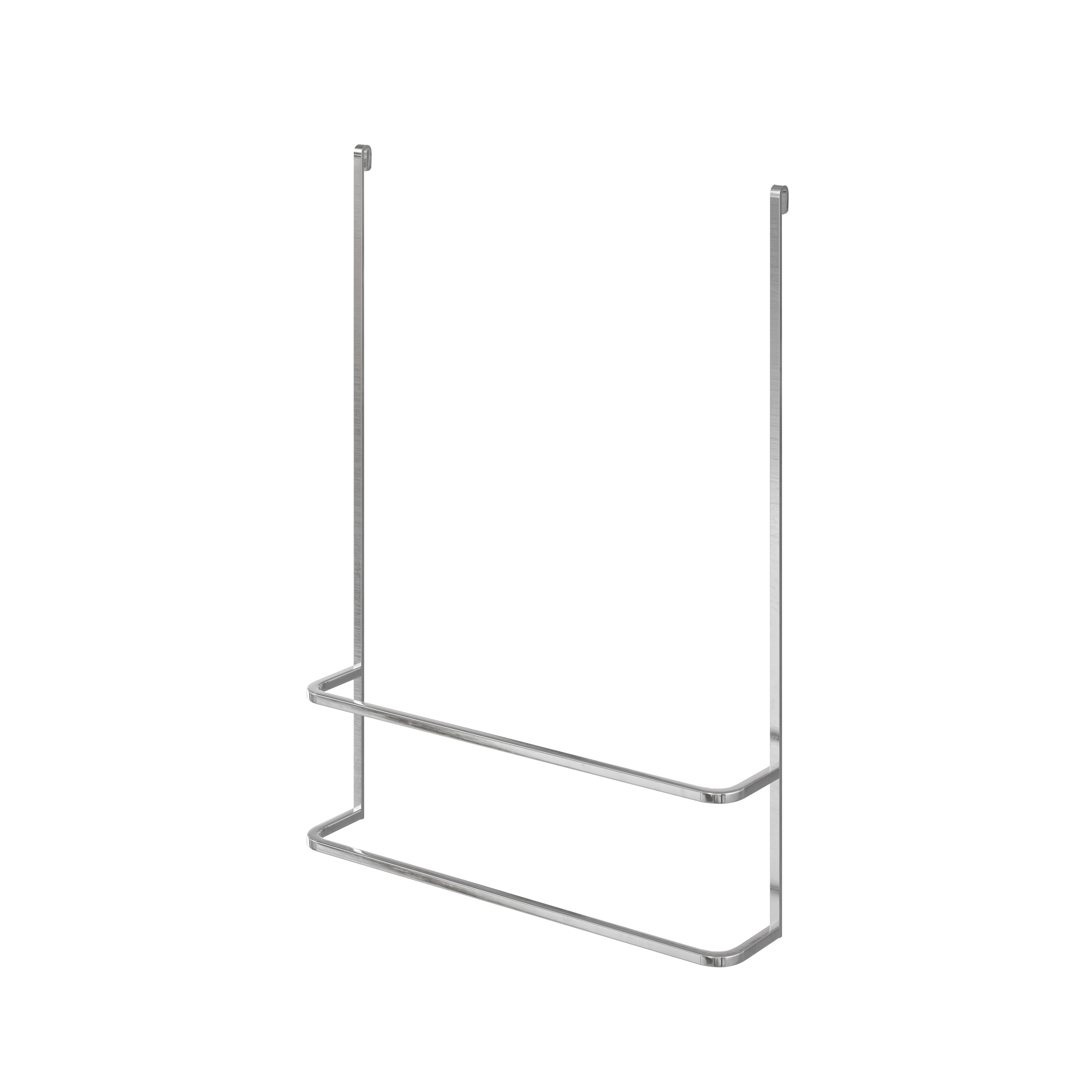 GoodHome Elland Brushed Silver effect Wallmounted Towel rail (W)600mm DIY at B&Q