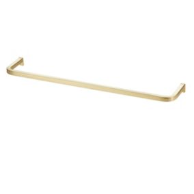 Novello Antique Brass Bathroom Large Metal Iron Towel Rail Bar Holder Gold