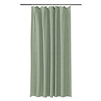 GoodHome Elland Green tea Plain Shower curtain (H)200cm (W)180cm